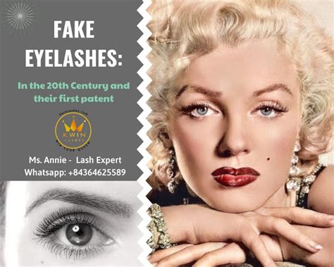 history of false eyelashes.